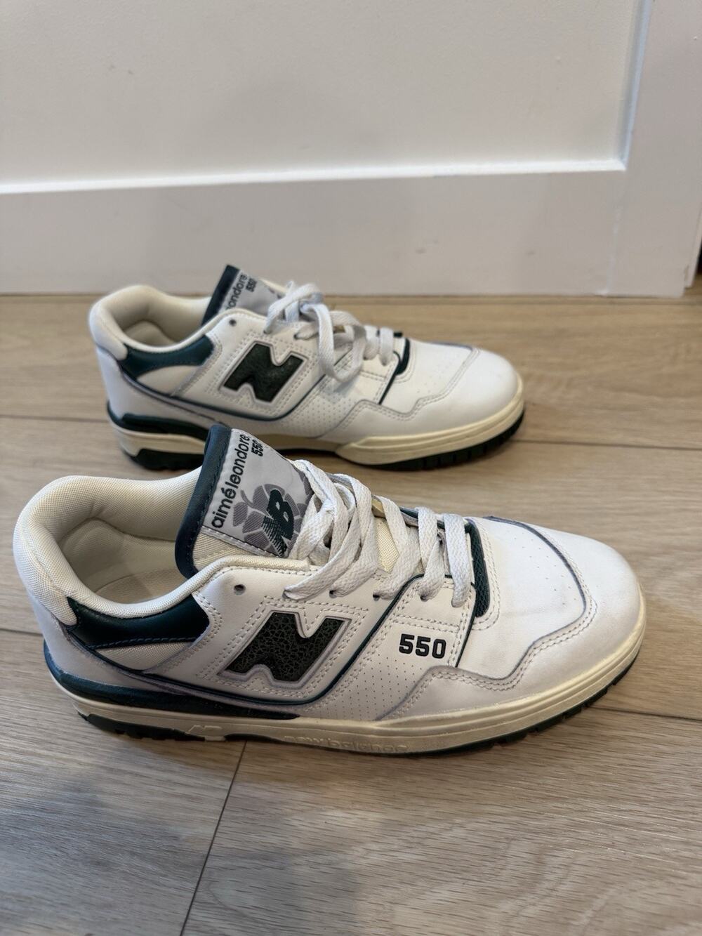 New Balance 550 Aimé Leon Dore Evergreen White/Green BB550ALD Men's Sneaker